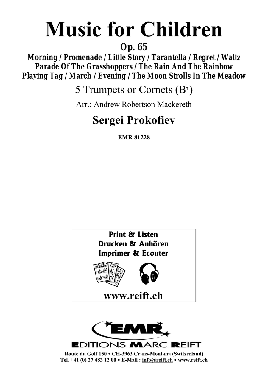 Music for Children Music for Children Cornet scores gallery preview page 2