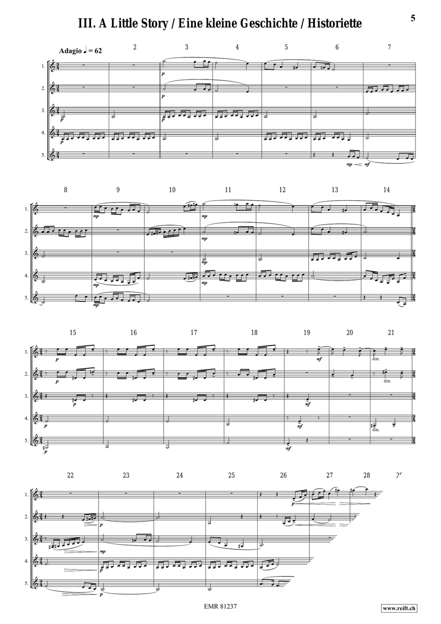 Music for Children Music for Children Horn scores gallery preview page 5