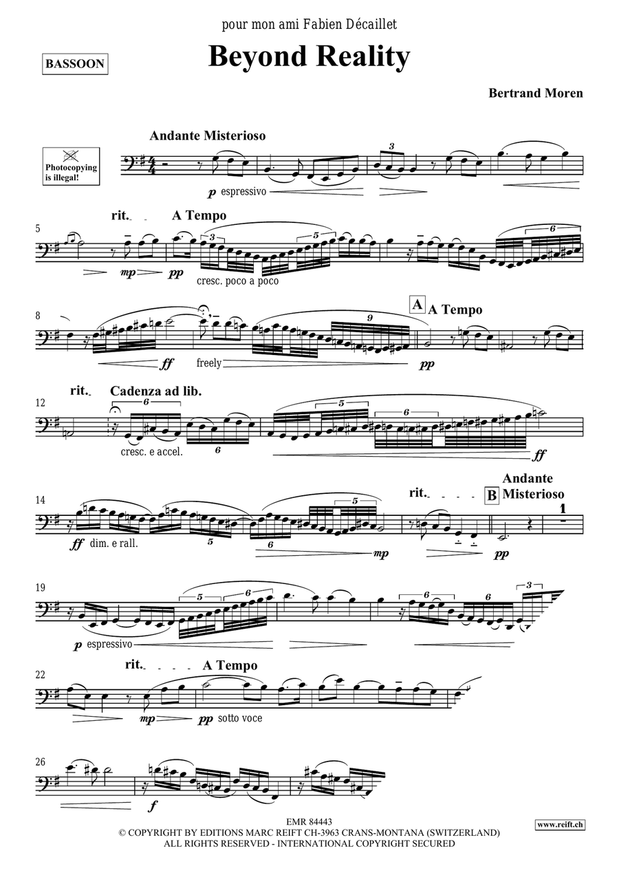 Beyond Reality Beyond Reality Bassoon Solo scores gallery preview page 4