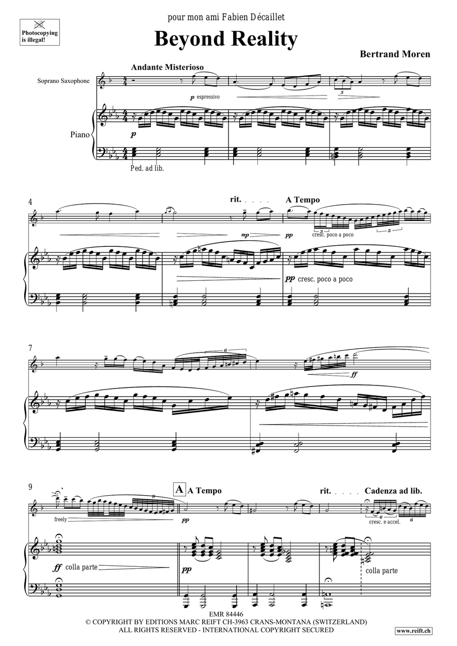 Beyond Reality Beyond Reality Soprano Saxophone scores gallery preview page 5