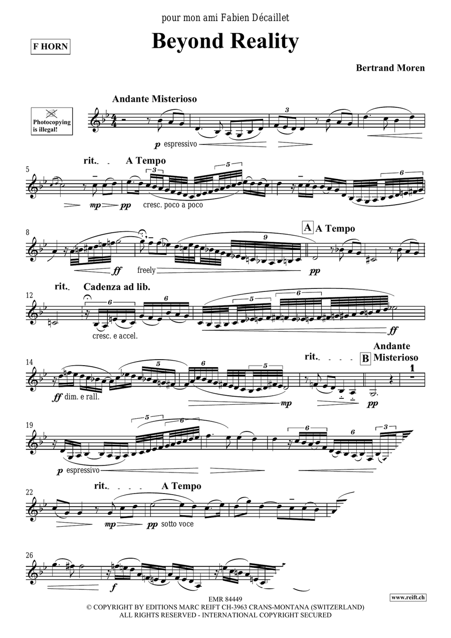 Beyond Reality Beyond Reality Horn scores gallery preview page 4