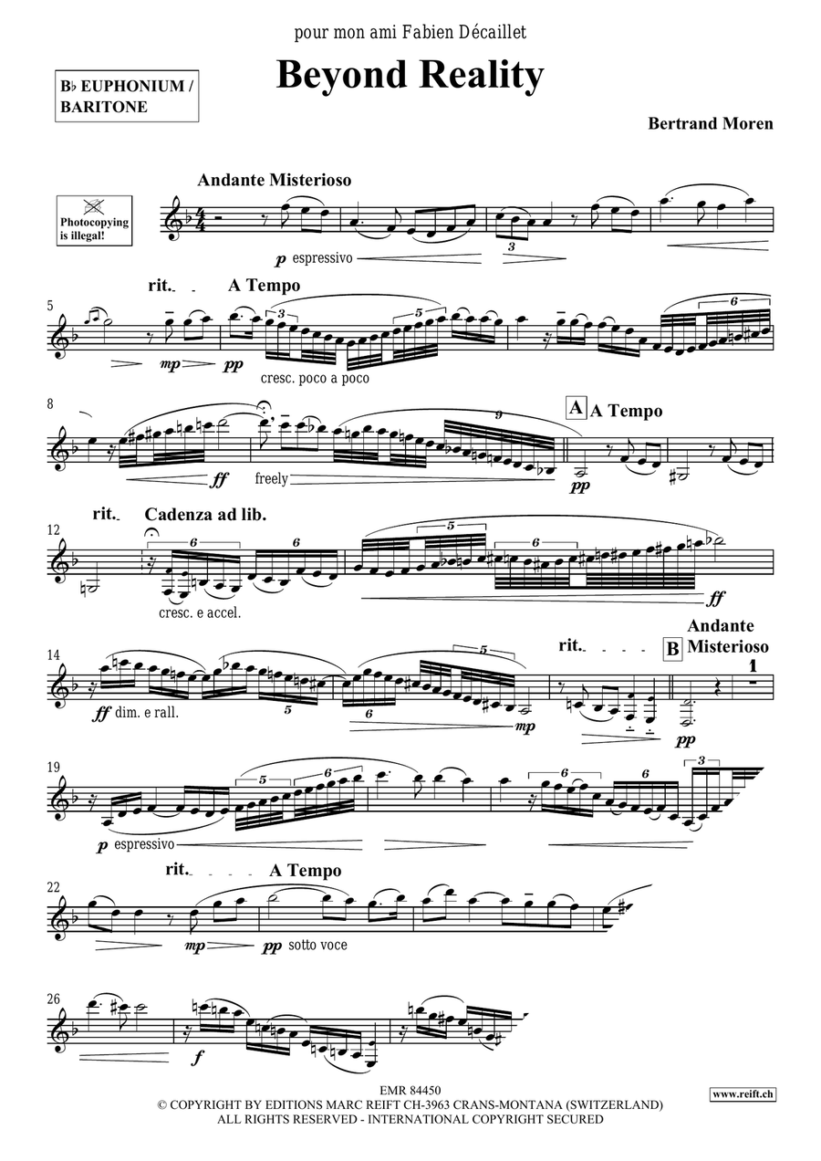 Beyond Reality Beyond Reality Euphonium scores gallery preview page 4