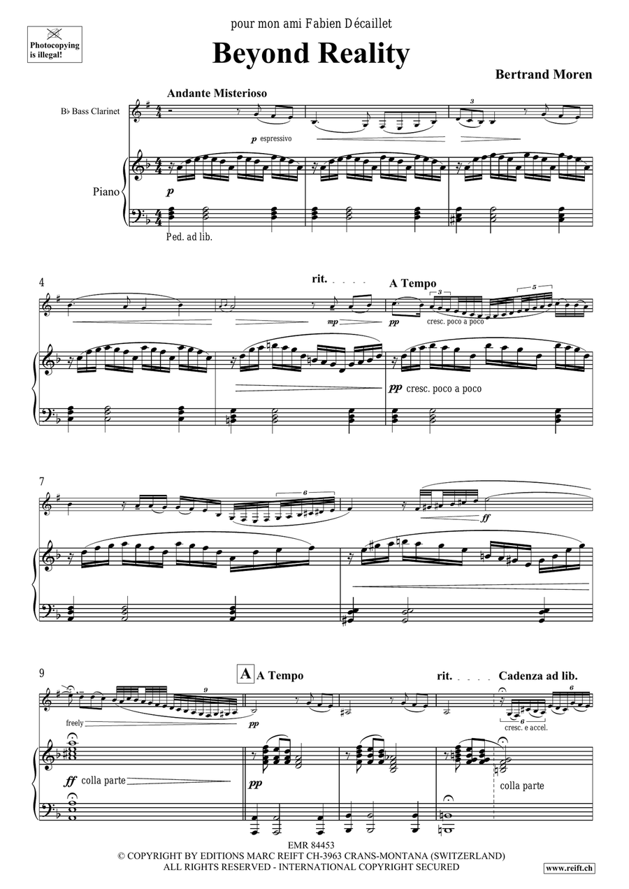 Beyond Reality Beyond Reality Bass Clarinet scores gallery preview page 5
