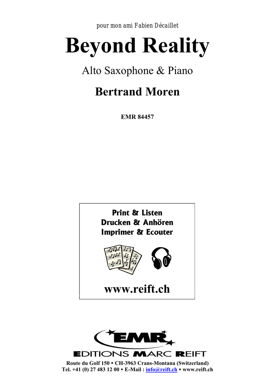 Beyond Reality Beyond Reality Alto Saxophone scores gallery preview page 2