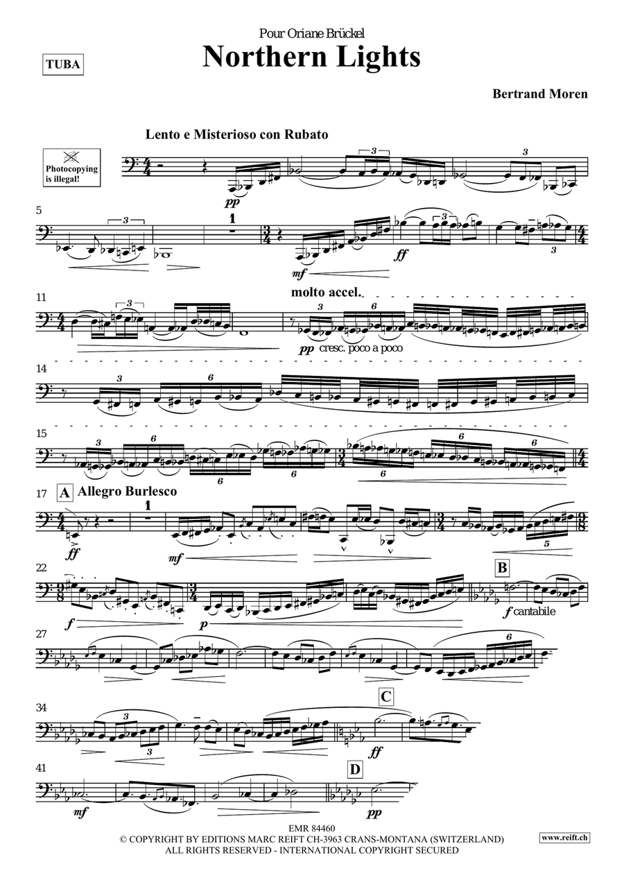 Northern Lights Northern Lights Tuba scores gallery preview page 4