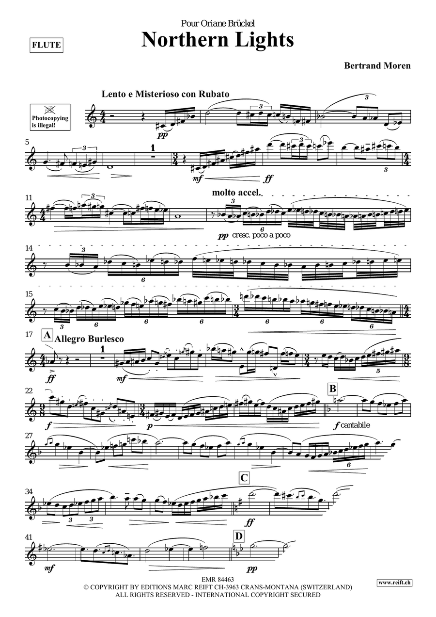 Northern Lights Northern Lights Flute Solo scores gallery preview page 4