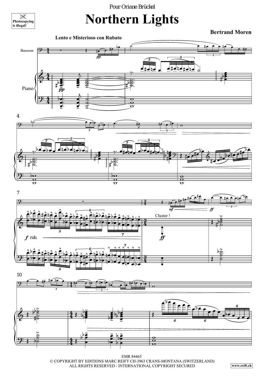 Northern Lights Northern Lights Bassoon Solo scores gallery preview page 5