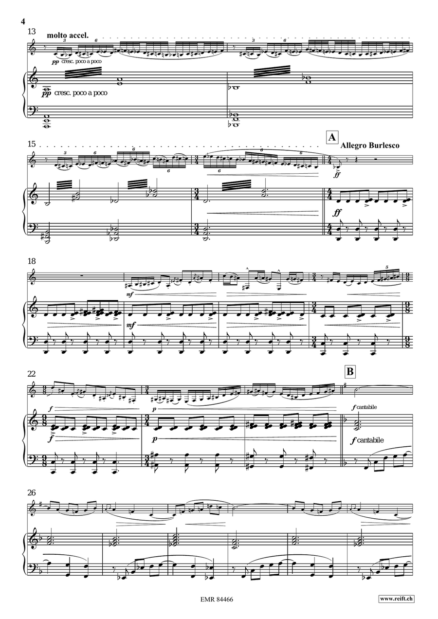 Northern Lights Northern Lights Bass Clarinet scores gallery preview page 6