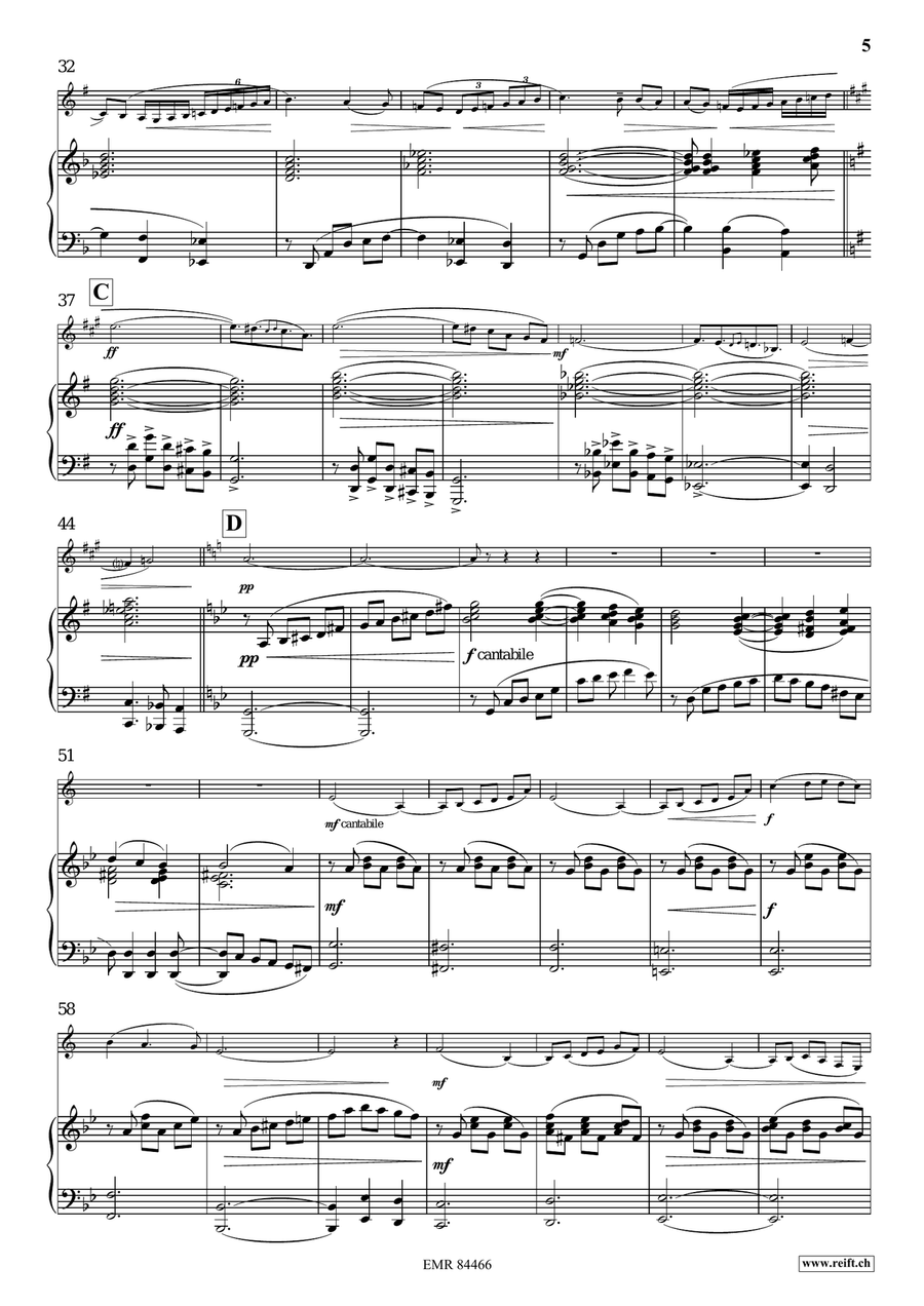 Northern Lights Northern Lights Bass Clarinet scores gallery preview page 7