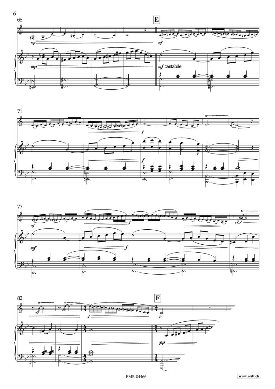 Northern Lights Northern Lights Bass Clarinet scores gallery preview page 8