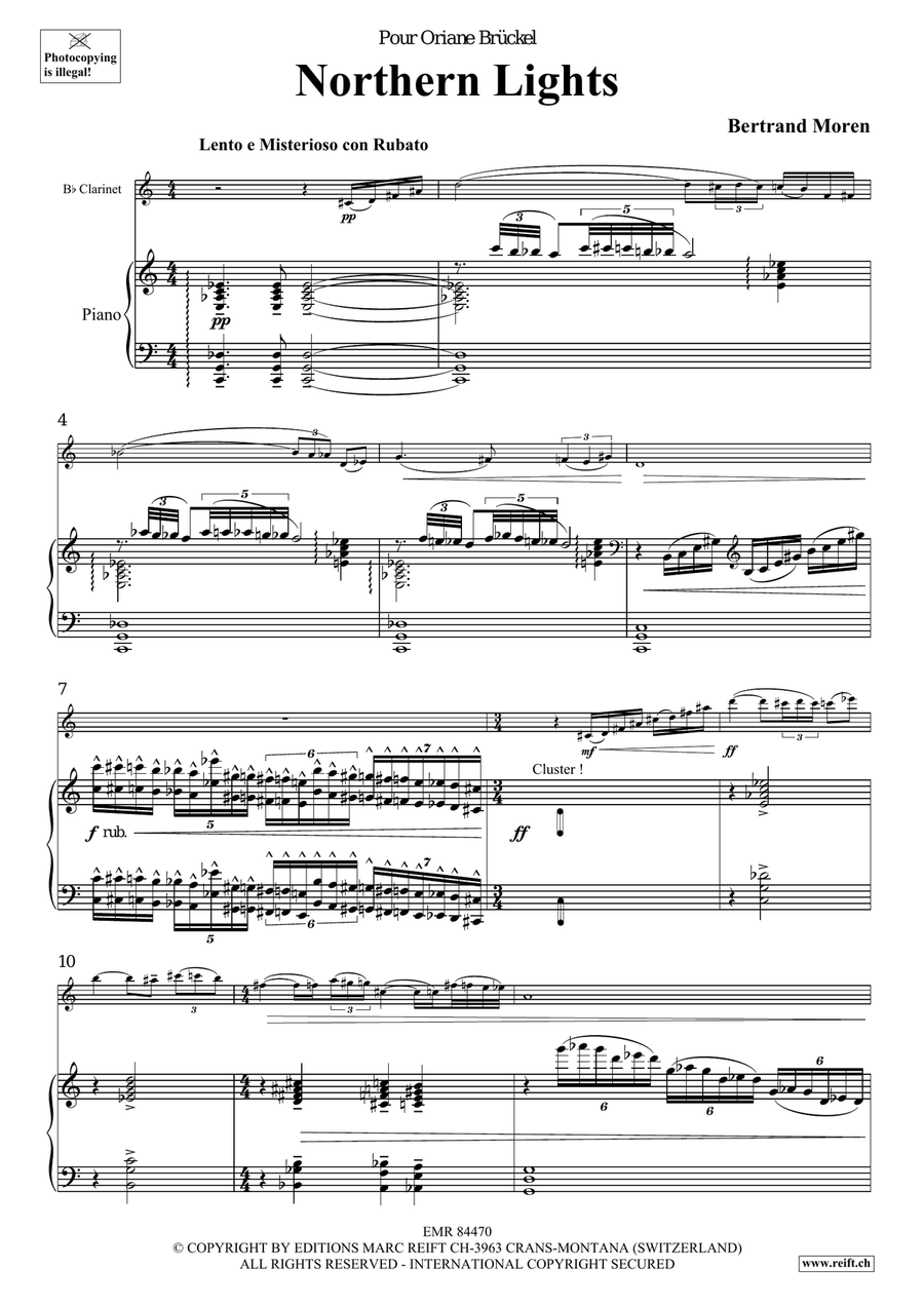Northern Lights Northern Lights Clarinet Solo scores gallery preview page 5