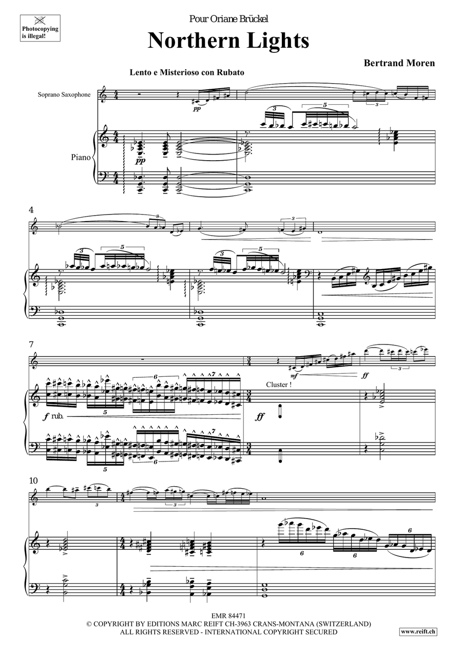 Northern Lights Northern Lights Soprano Saxophone scores gallery preview page 5