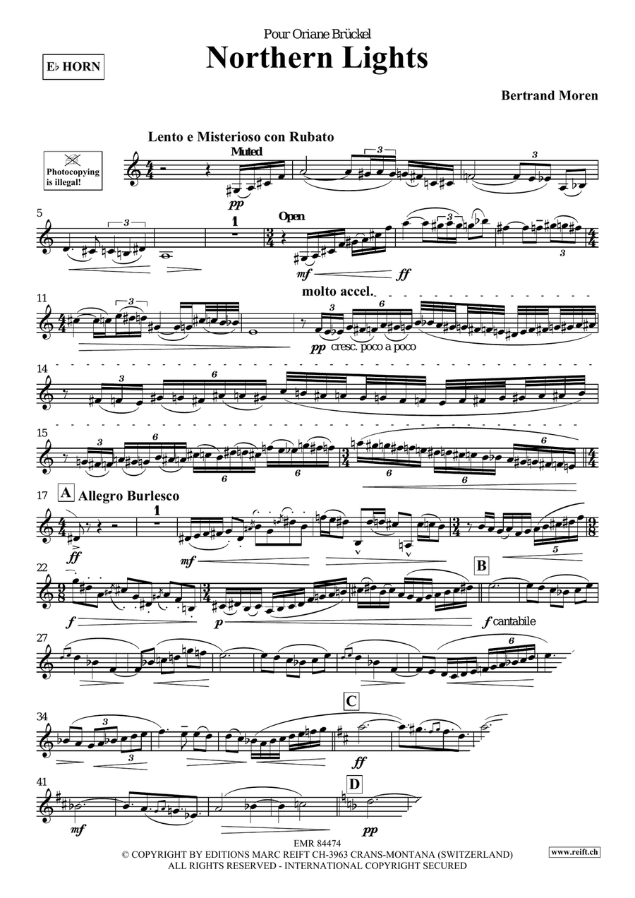 Northern Lights Northern Lights Horn scores gallery preview page 4