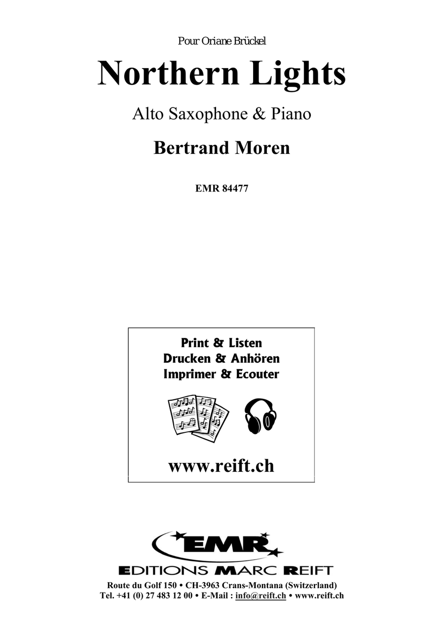 Northern Lights Northern Lights Alto Saxophone scores gallery preview page 2