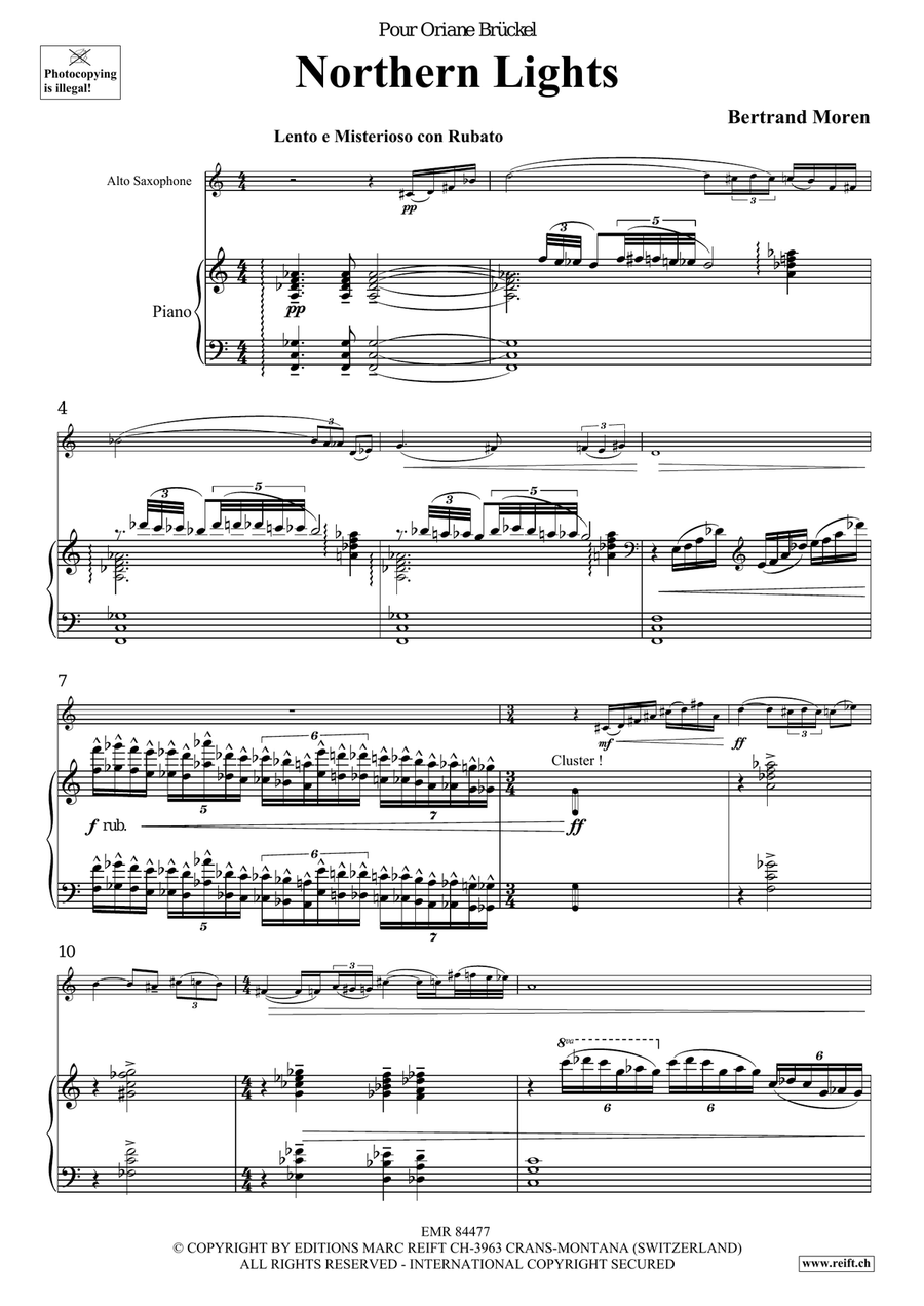 Northern Lights Northern Lights Alto Saxophone scores gallery preview page 5