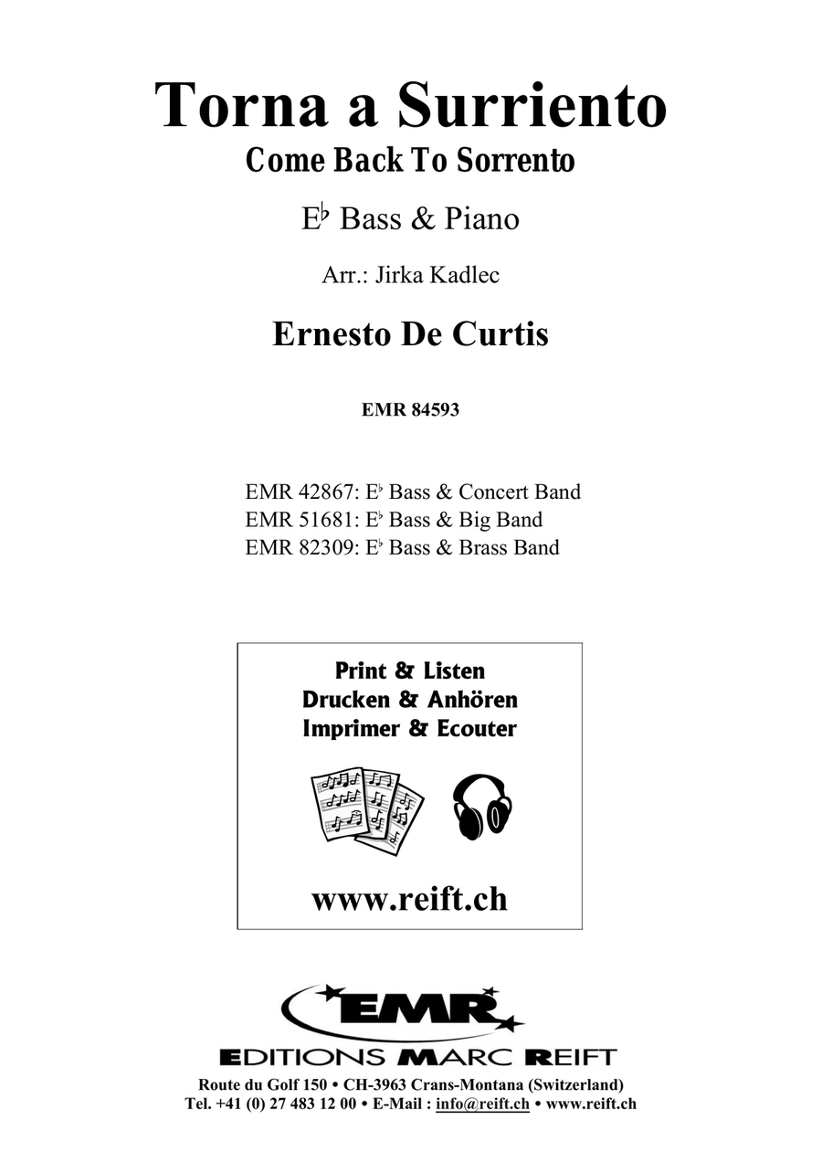 Torna a Surriento Torna a Surriento Voice Solo scores gallery preview page 2