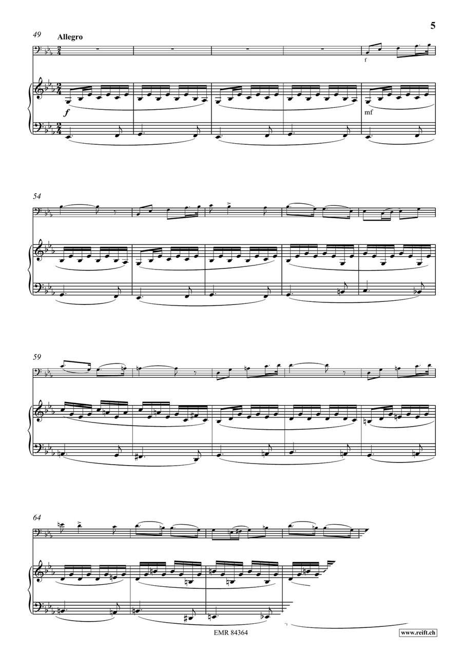 Andante et Allegro Andante et Allegro Piano Accompaniment scores gallery preview page 6