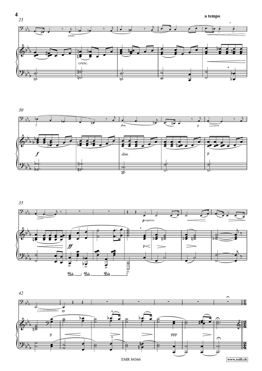Andante et Allegro Andante et Allegro Tuba scores gallery preview page 5