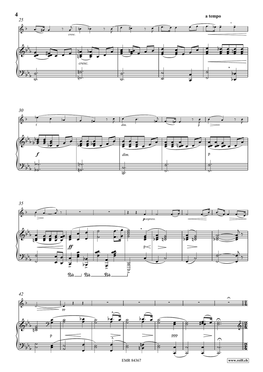 Andante et Allegro Andante et Allegro Voice Solo scores gallery preview page 5