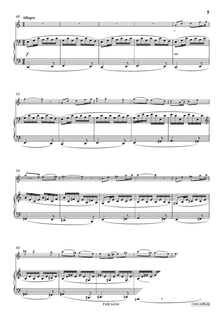 Andante et Allegro Andante et Allegro Piccolo scores gallery preview page 6