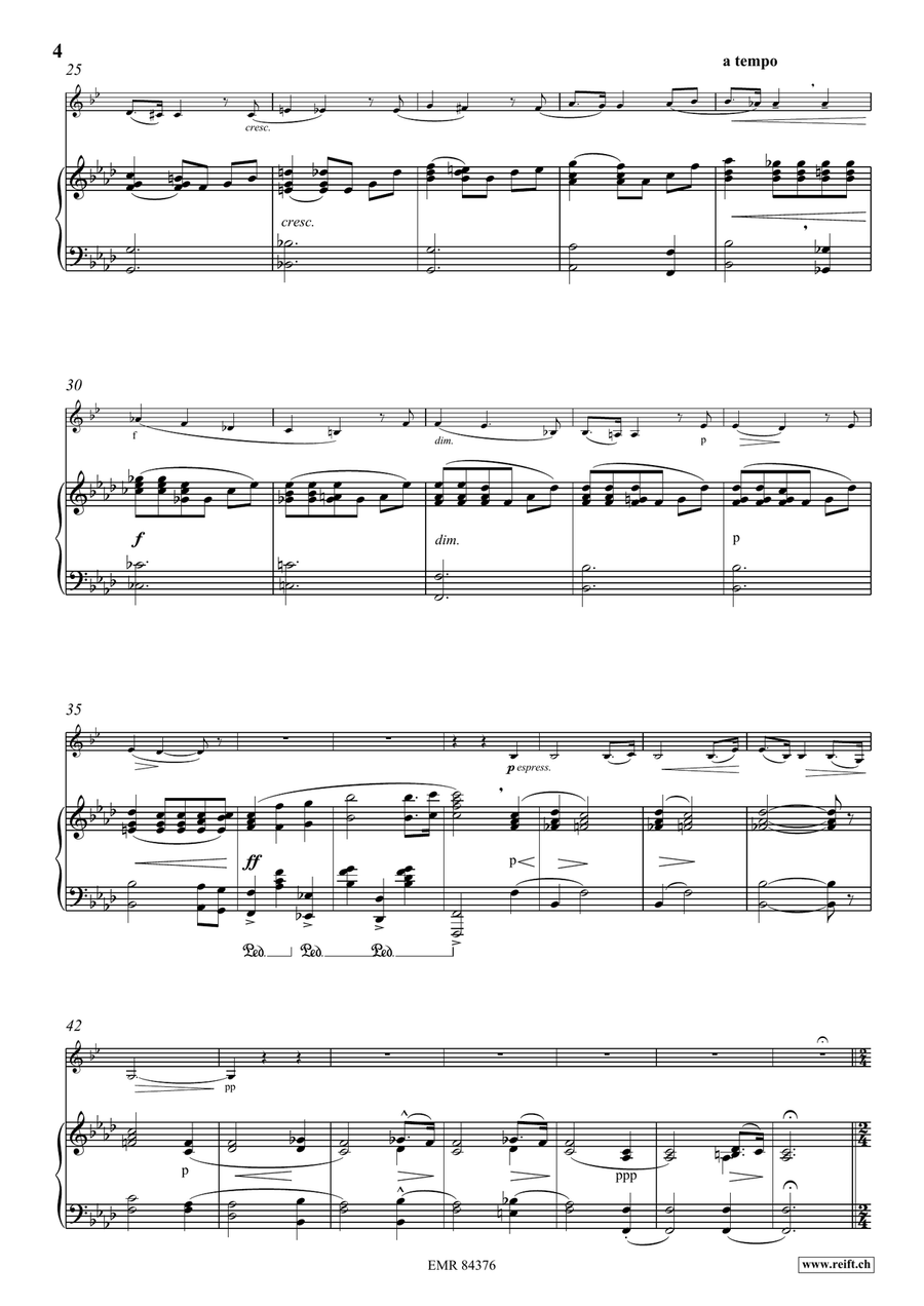 Andante et Allegro Andante et Allegro Bass Clarinet scores gallery preview page 5