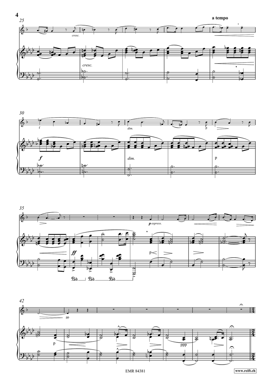 Andante et Allegro Andante et Allegro Horn scores gallery preview page 5