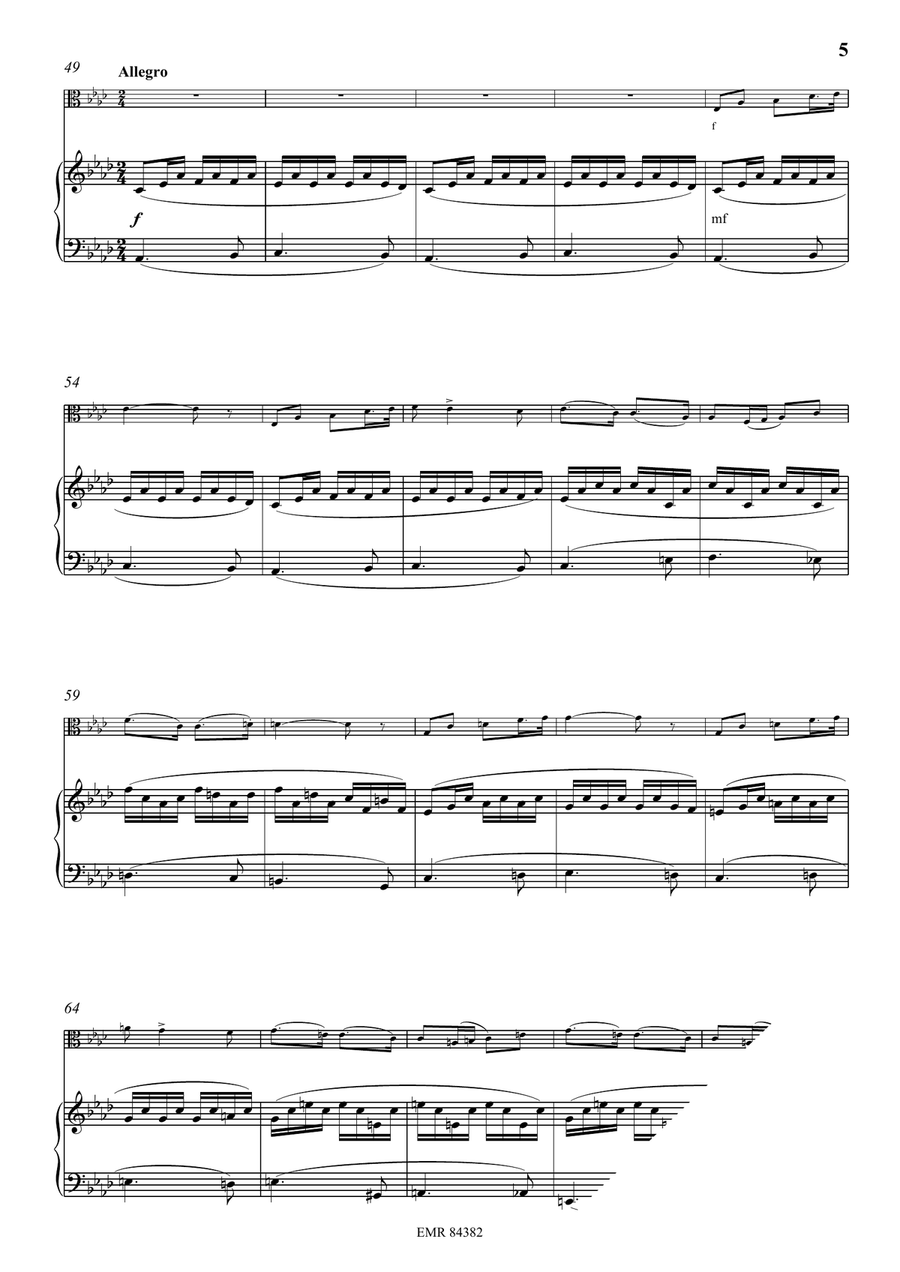 Andante et Allegro Andante et Allegro Piano Accompaniment scores gallery preview page 6