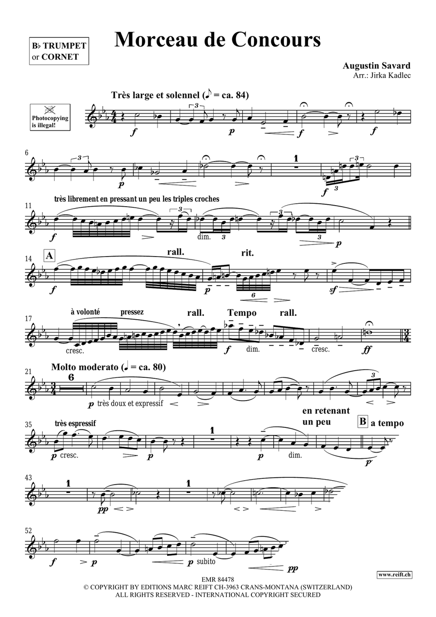 Morceau de Concours Morceau de Concours Cornet scores gallery preview page 3