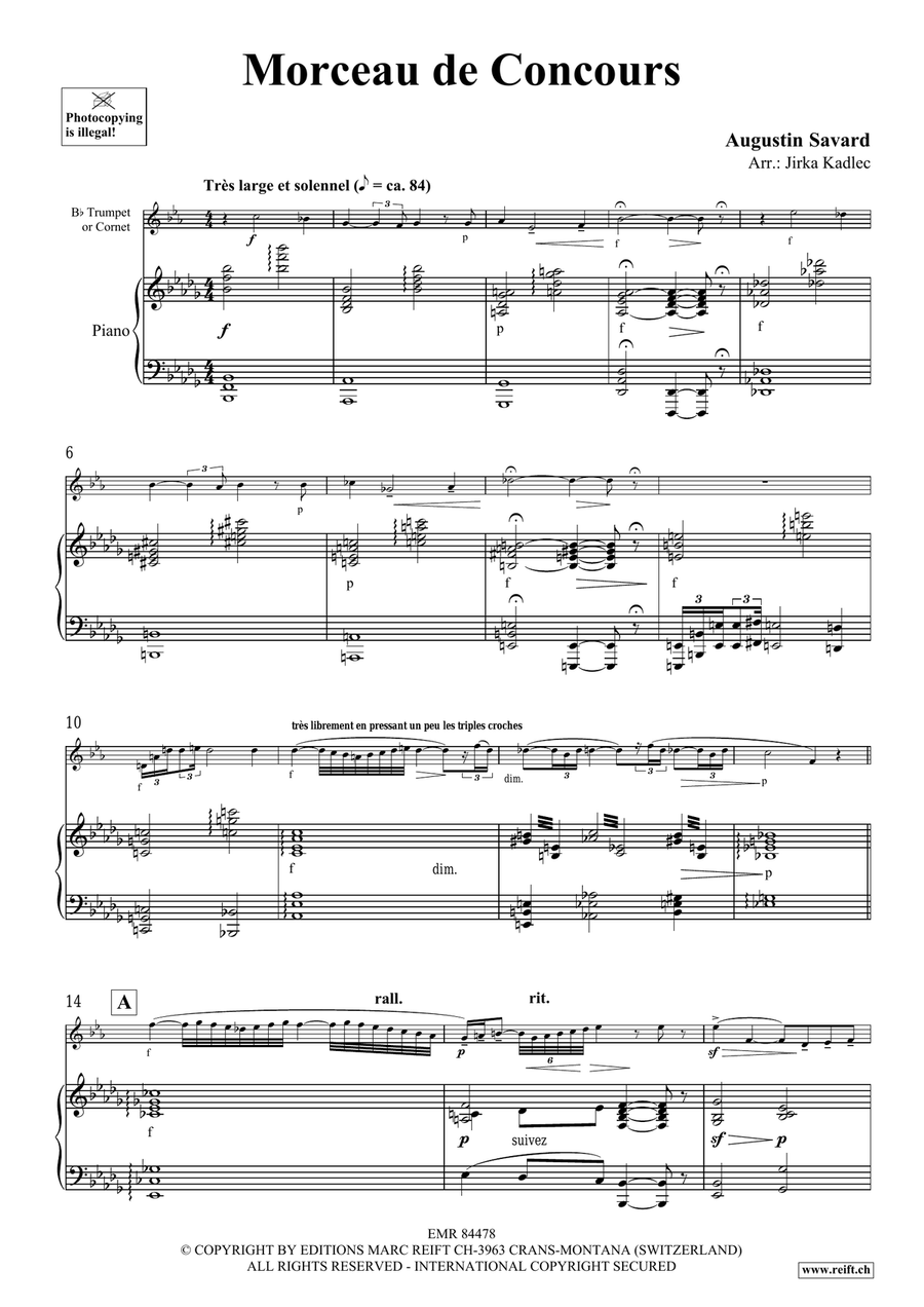 Morceau de Concours Morceau de Concours Cornet scores gallery preview page 4