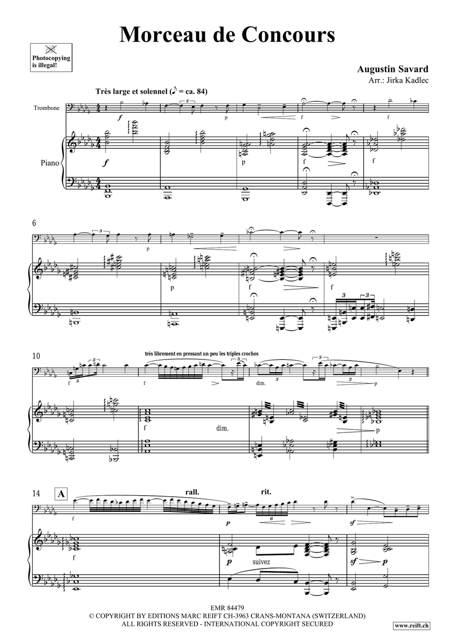 Morceau de Concours Morceau de Concours Piano Accompaniment scores gallery preview page 4