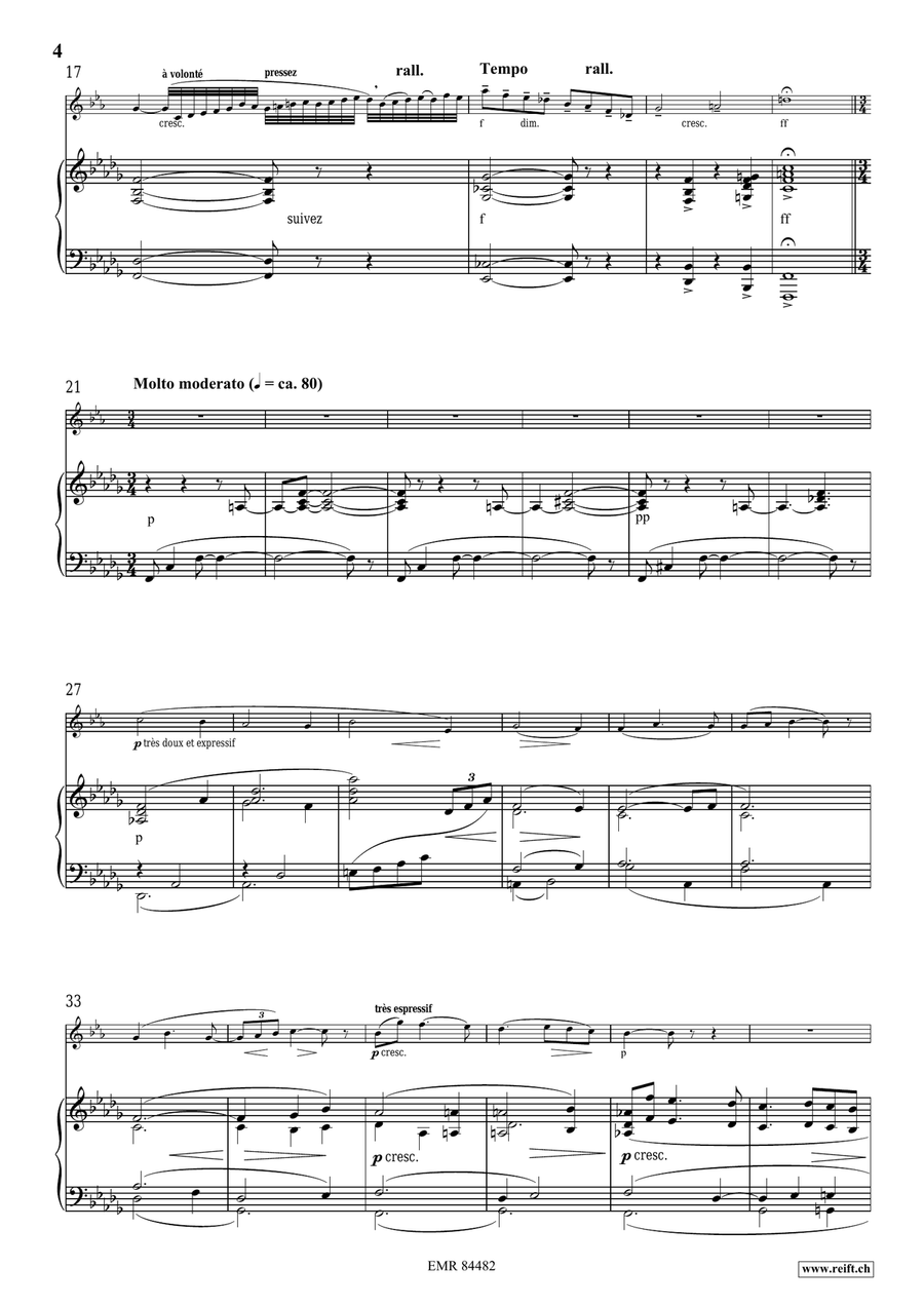 Morceau de Concours Morceau de Concours Voice Solo scores gallery preview page 5