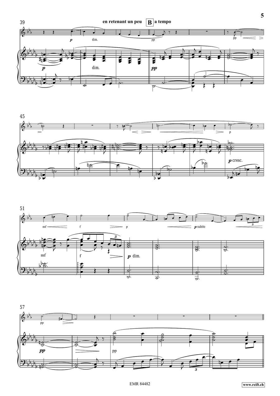 Morceau de Concours Morceau de Concours Voice Solo scores gallery preview page 6