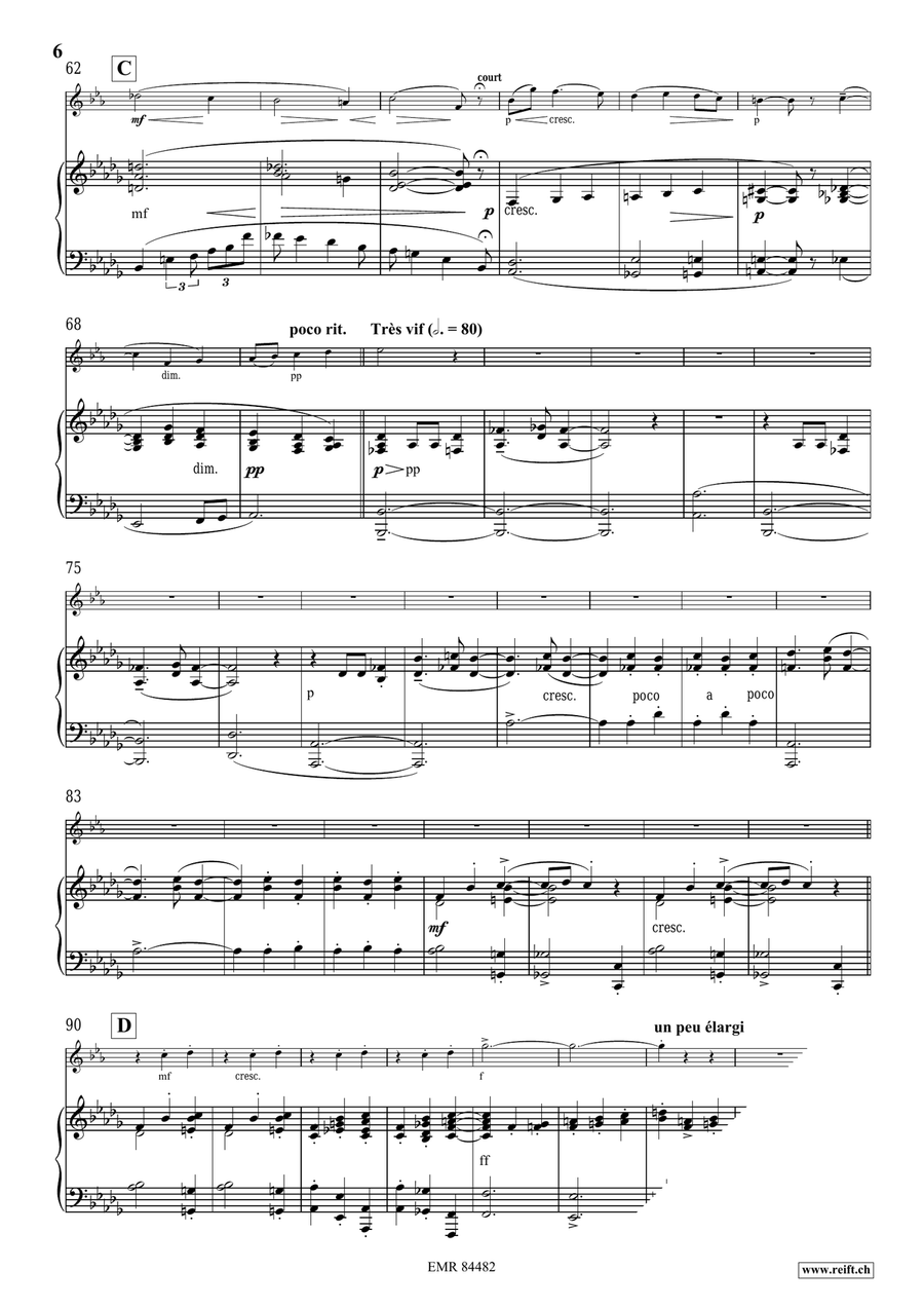 Morceau de Concours Morceau de Concours Voice Solo scores gallery preview page 7