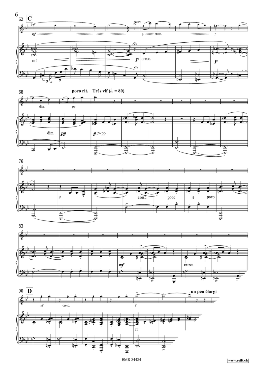 Morceau de Concours Morceau de Concours Flute Solo scores gallery preview page 7