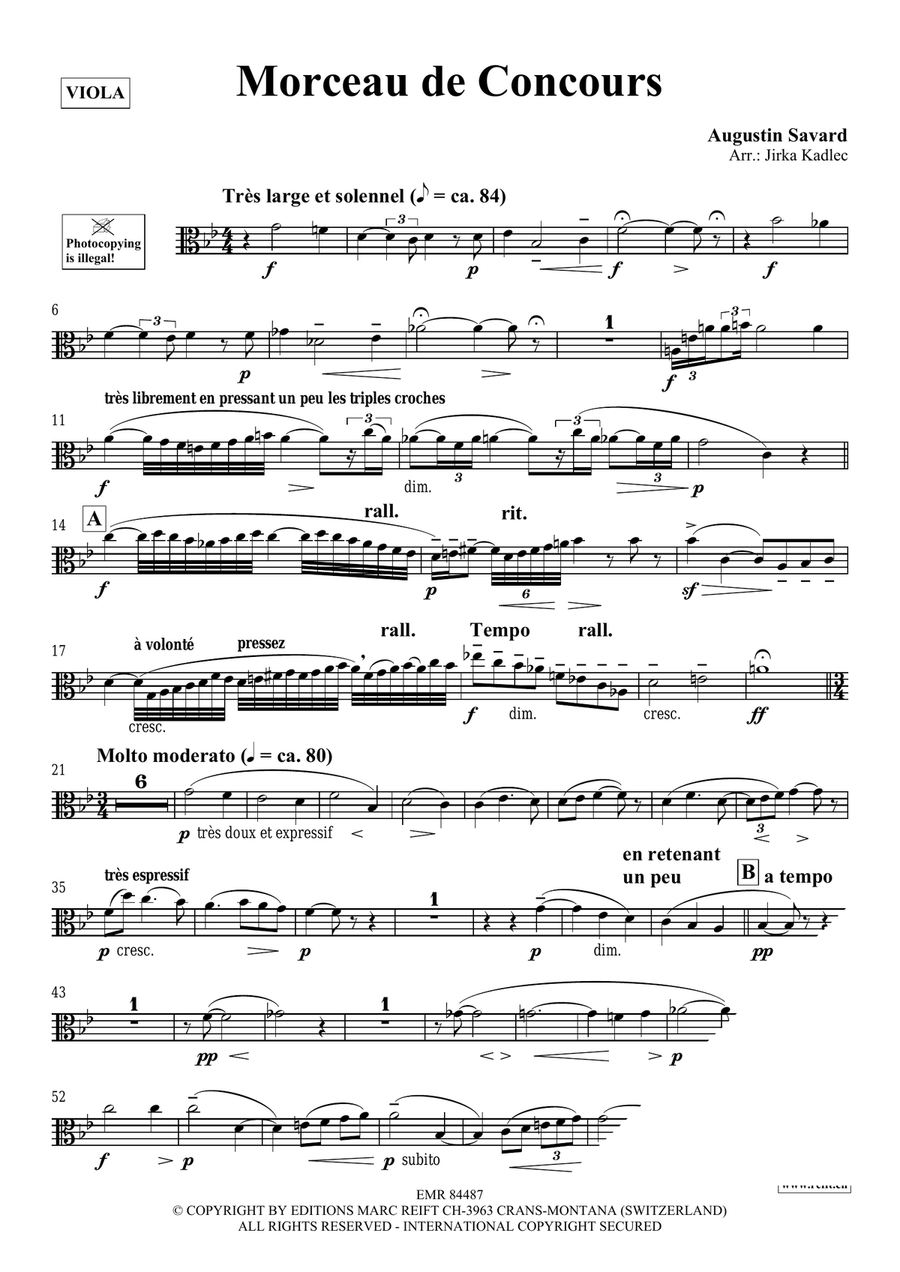 Morceau de Concours Morceau de Concours Piano Accompaniment scores gallery preview page 3