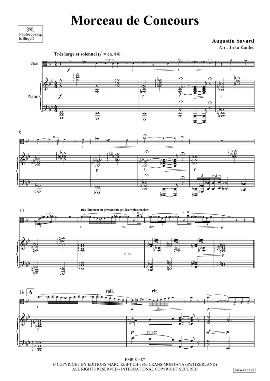 Morceau de Concours Morceau de Concours Piano Accompaniment scores gallery preview page 4