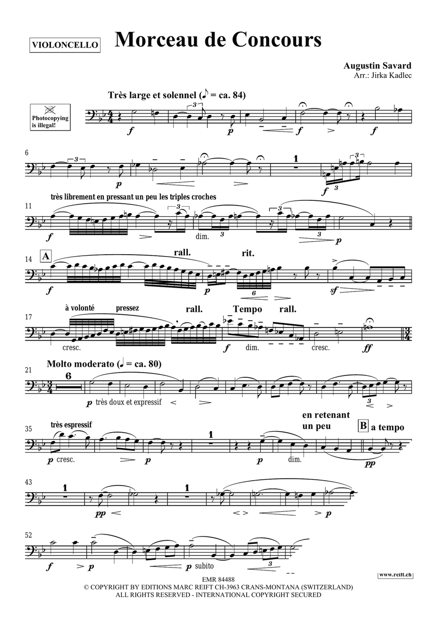Morceau de Concours Morceau de Concours Piano Accompaniment scores gallery preview page 3