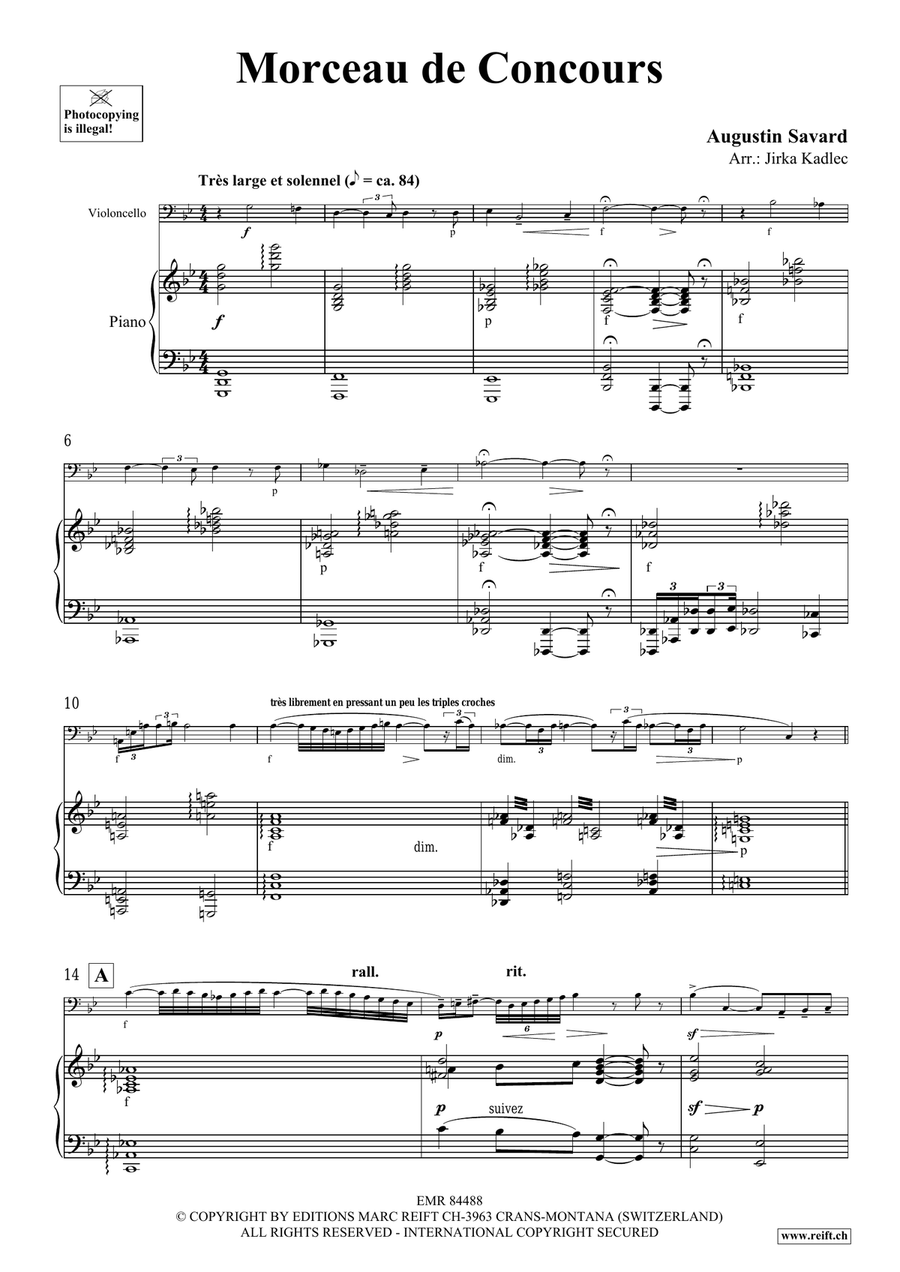 Morceau de Concours Morceau de Concours Piano Accompaniment scores gallery preview page 4