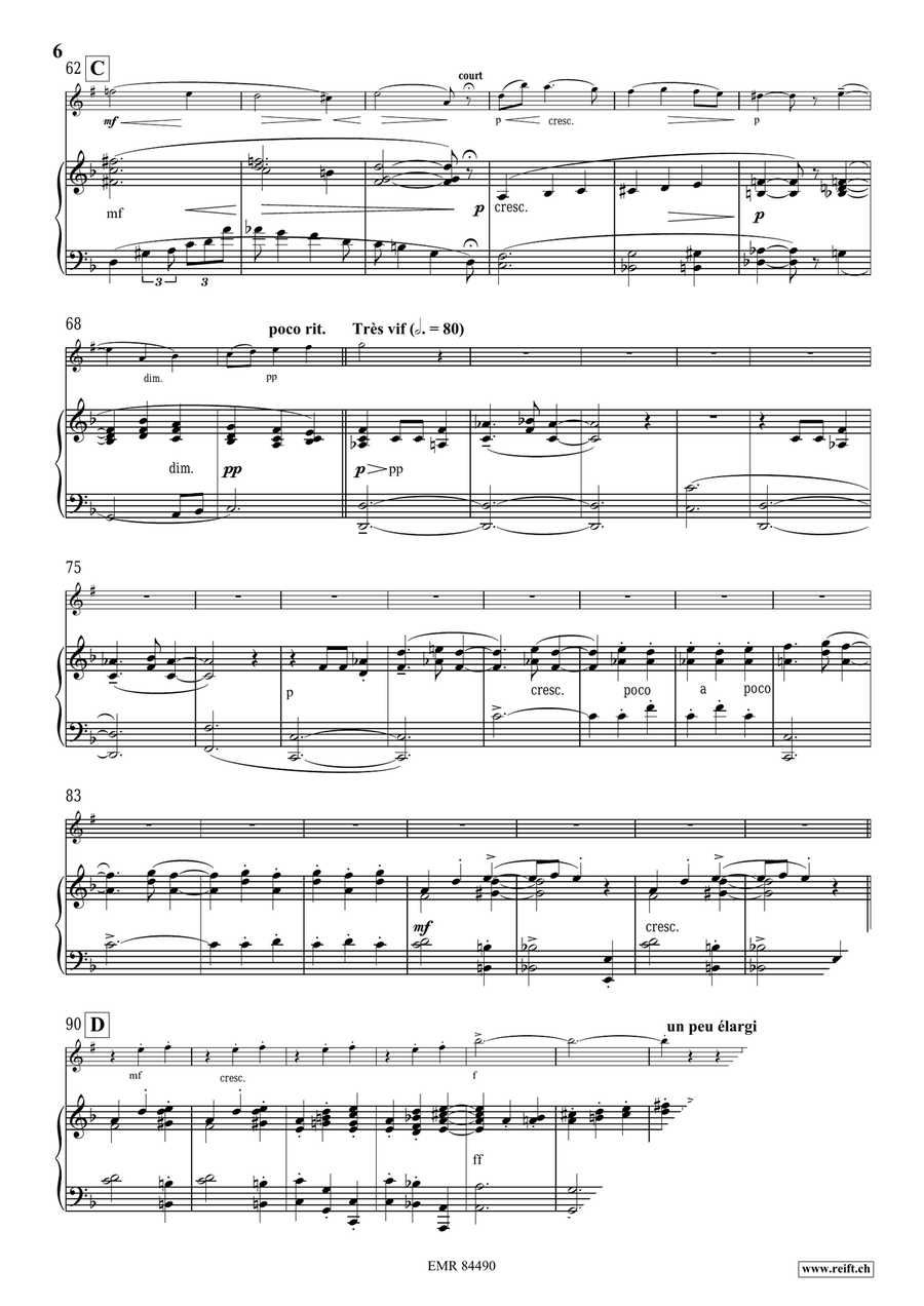 Morceau de Concours Morceau de Concours Clarinet Solo scores gallery preview page 7