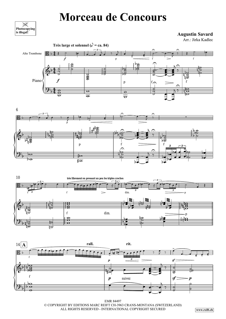 Morceau de Concours Morceau de Concours Piano Accompaniment scores gallery preview page 4