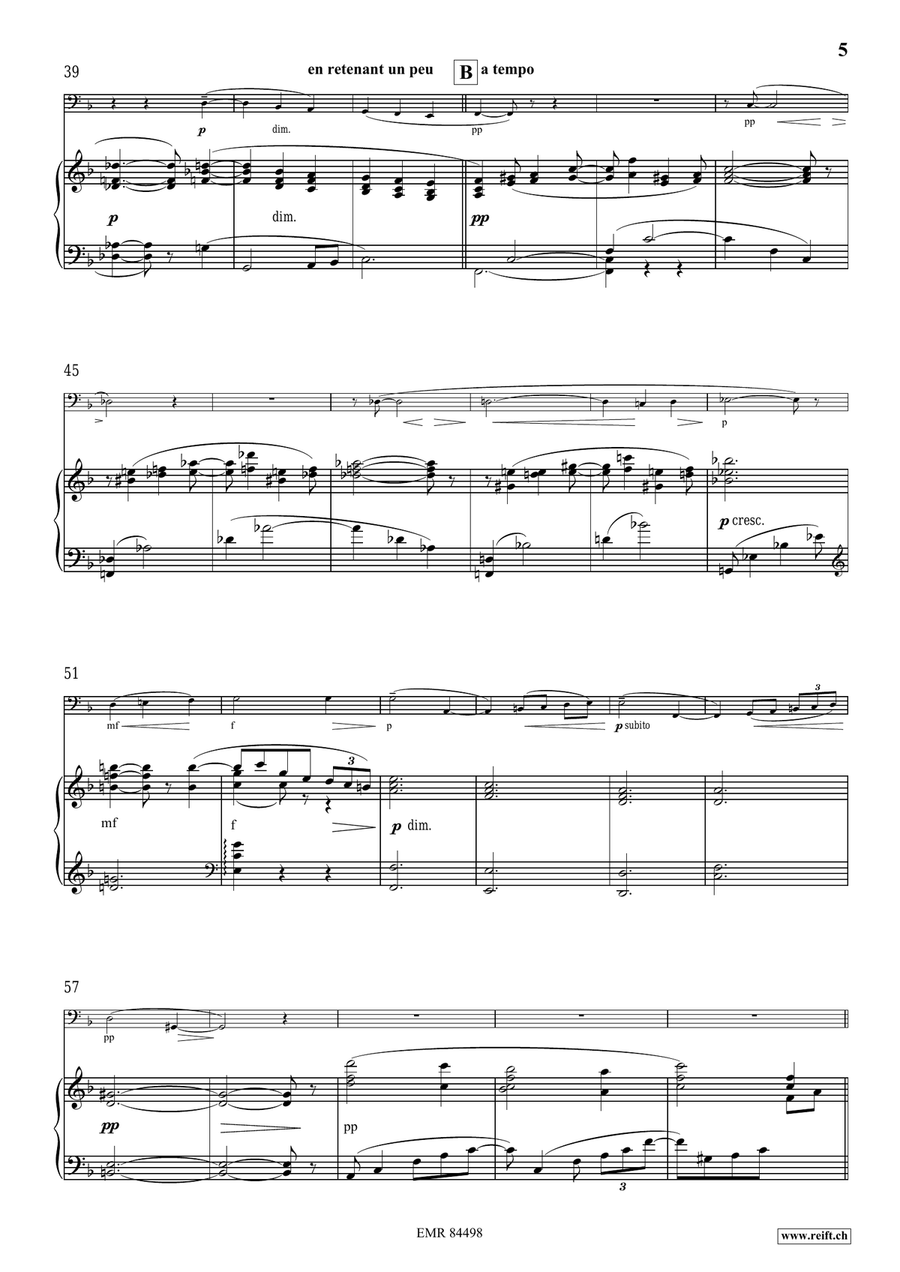 Morceau de Concours Morceau de Concours Bass Trombone scores gallery preview page 6