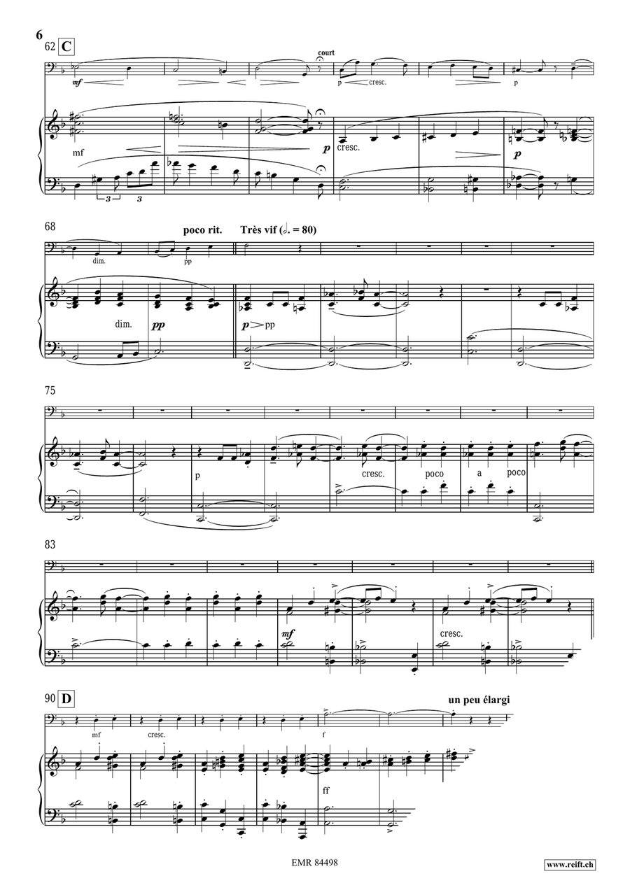 Morceau de Concours Morceau de Concours Bass Trombone scores gallery preview page 7