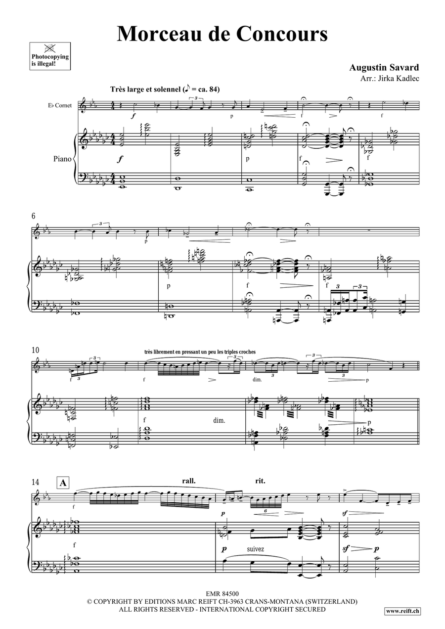 Morceau de Concours Morceau de Concours Cornet scores gallery preview page 4