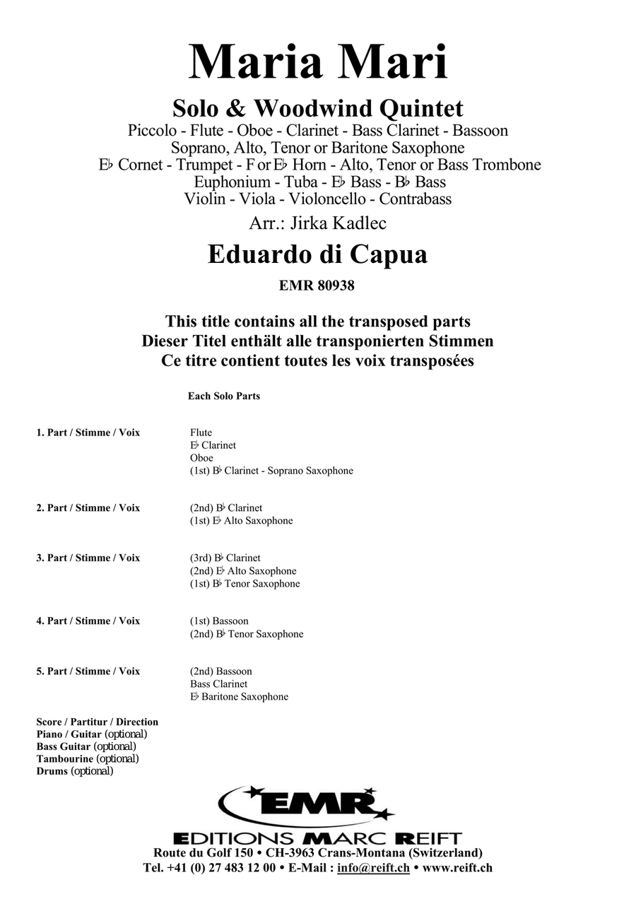 Maria Mari Maria Mari Bassoon scores gallery preview page 2