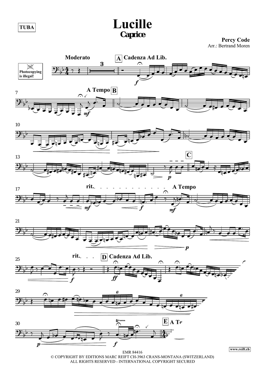 Lucille Lucille Tuba scores gallery preview page 3
