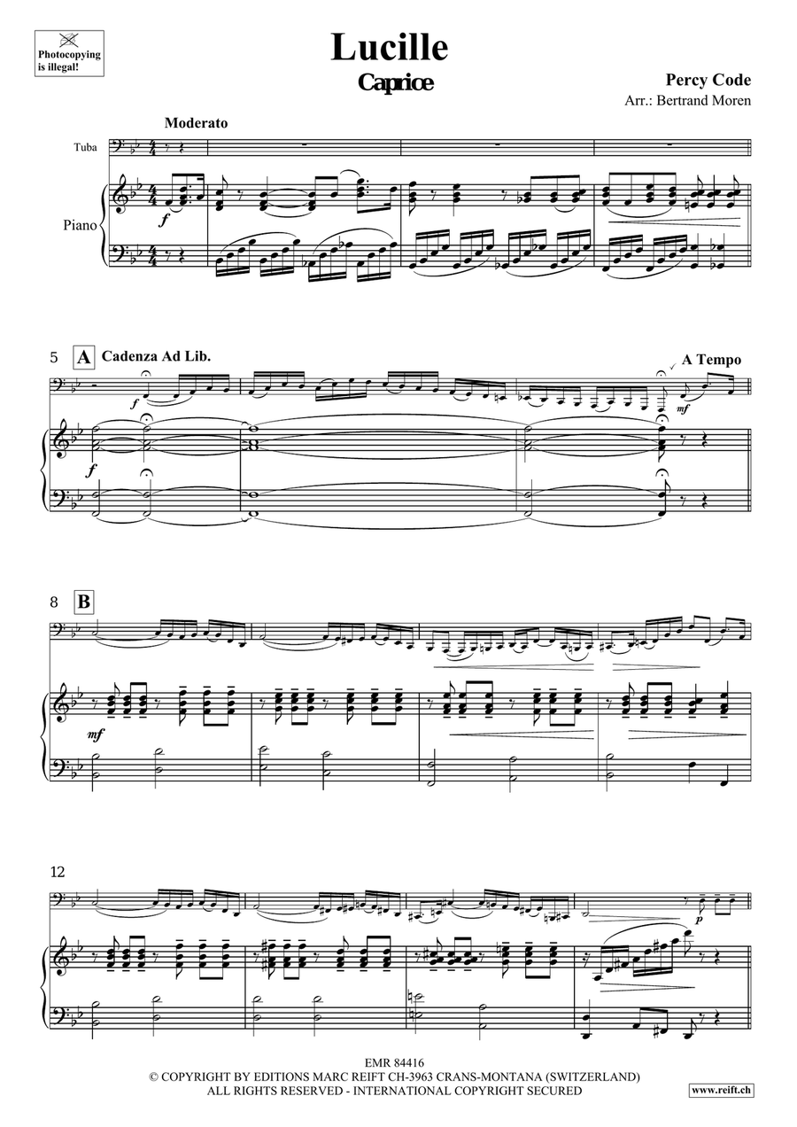 Lucille Lucille Tuba scores gallery preview page 4