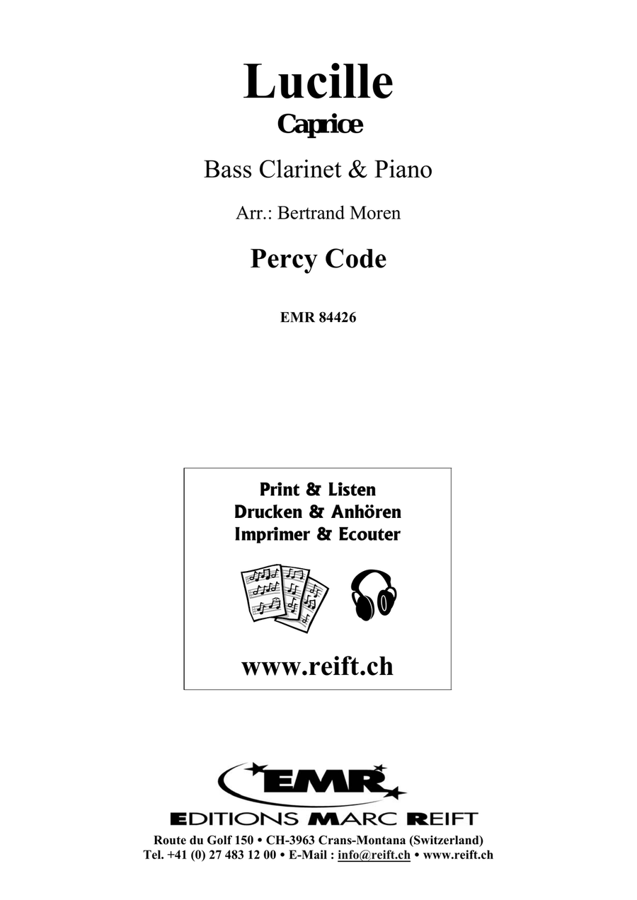 Lucille Lucille Bass Clarinet scores gallery preview page 2