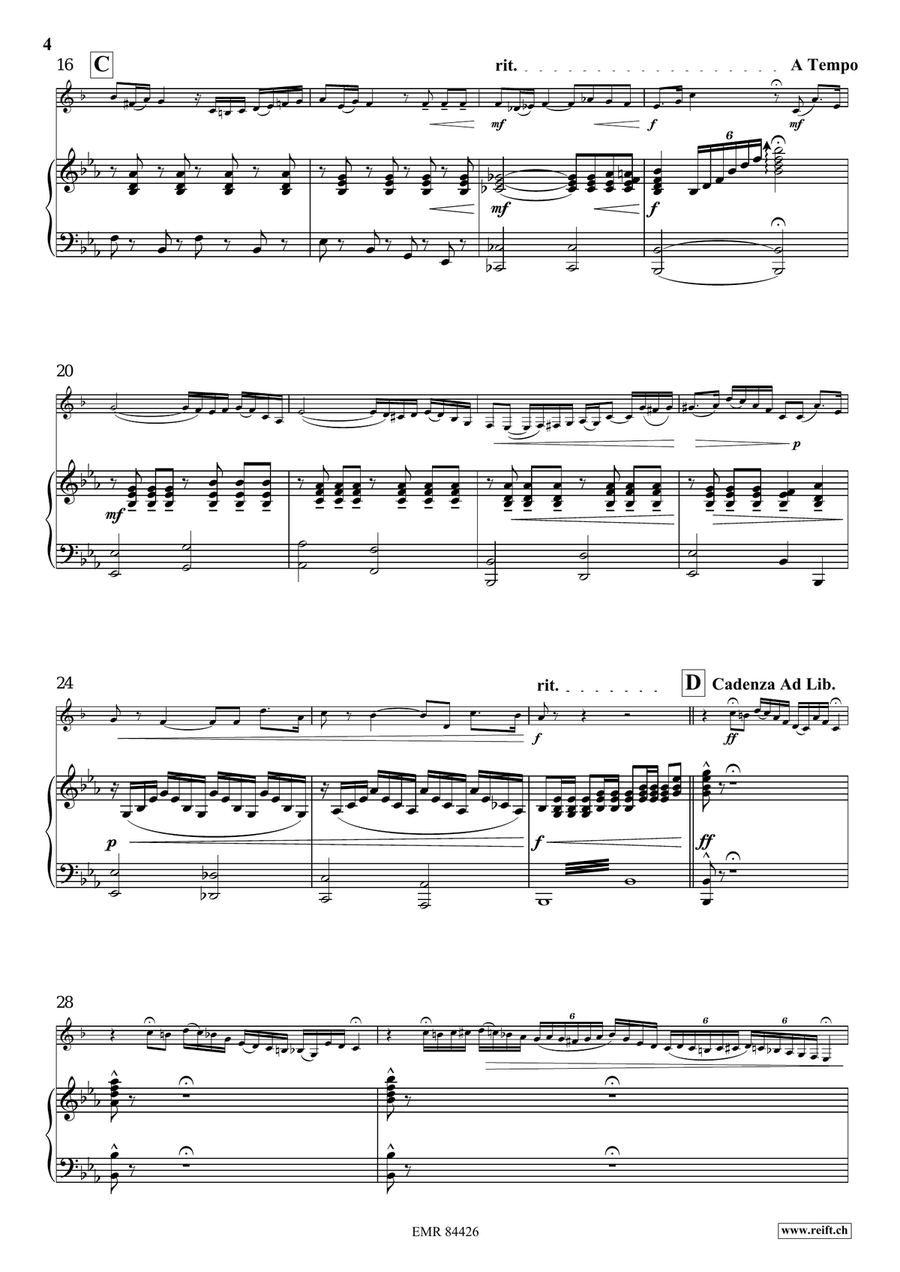 Lucille Lucille Bass Clarinet scores gallery preview page 5