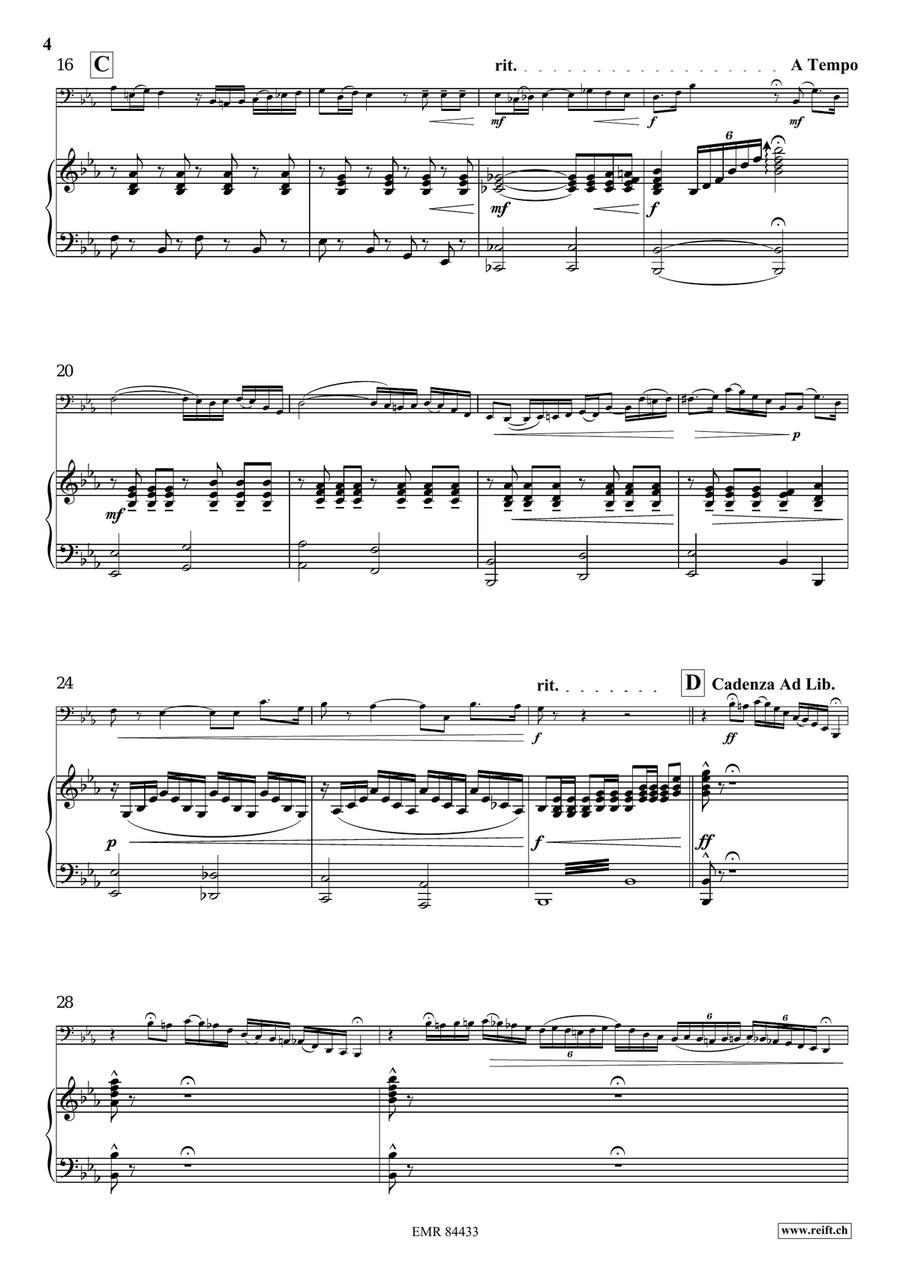 Lucille Lucille Bass Trombone scores gallery preview page 5