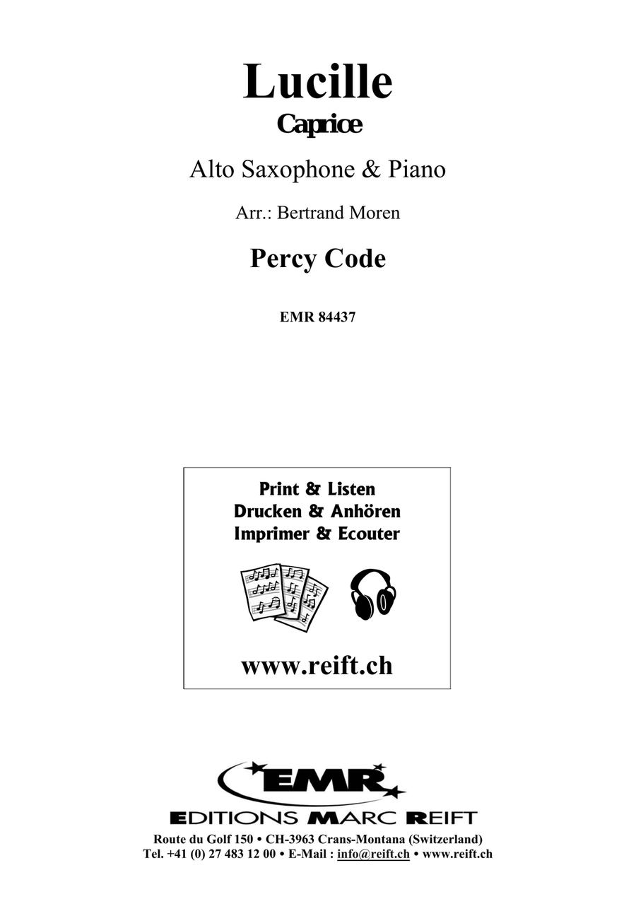 Lucille Lucille Alto Saxophone scores gallery preview page 2